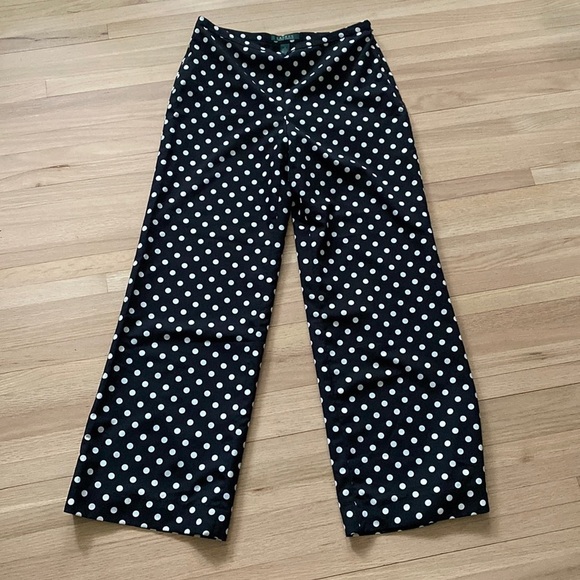 Ralph Lauren Polka Dot Pants Sz 4 - Picture 2 of 8